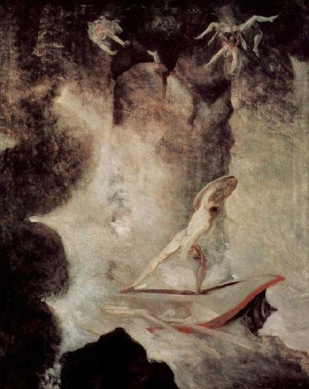 Henry Fuseli Odysseus in front of Scylla and Charybdis, oil painting picture
